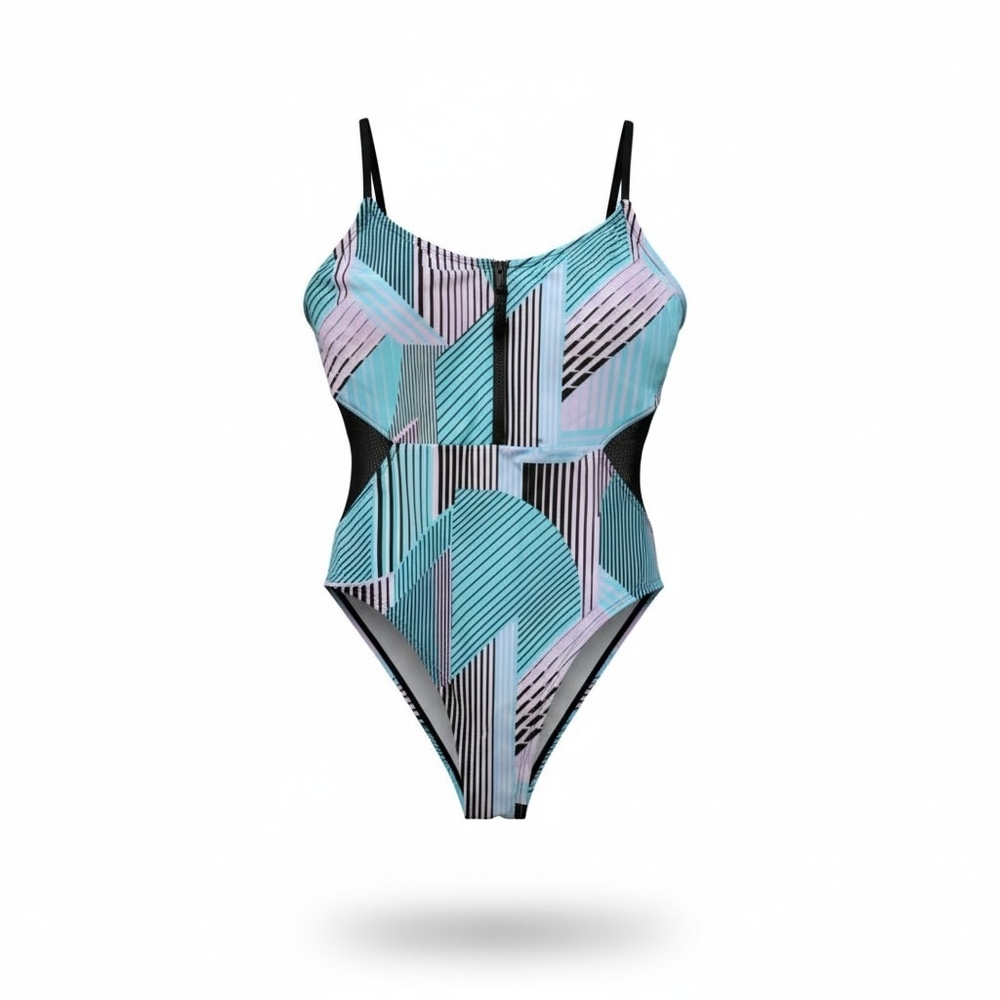 Sports Illustrated Swim Blue and Purple One Piece